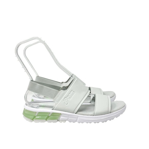 ASICS Gel Quantum 90 SD FO Unisex Sandals White Green Womens 10.5 Men’s 9 - Picture 3 of 11